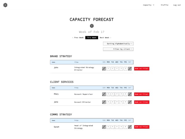 Availability Sharing App