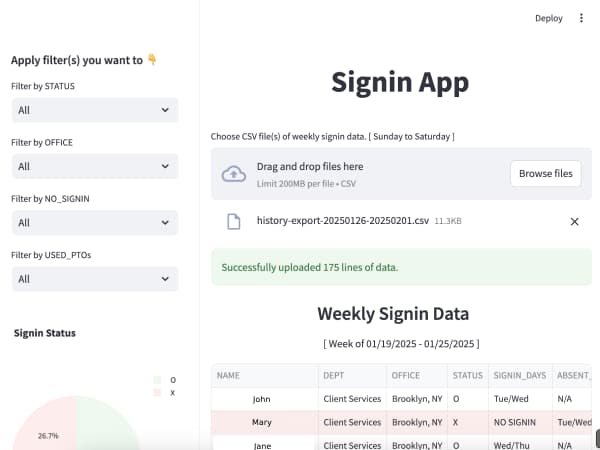 Sign-in App